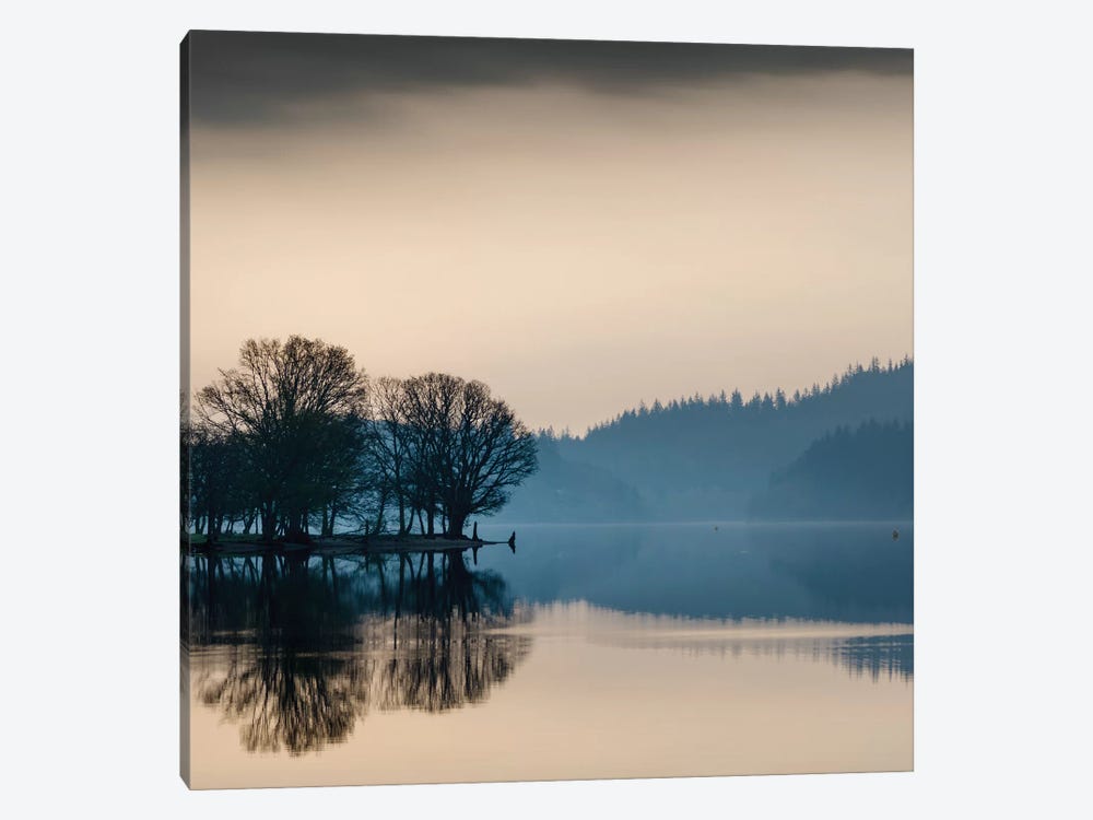 Loch Ard Reflection by Dave Bowman 1-piece Canvas Art