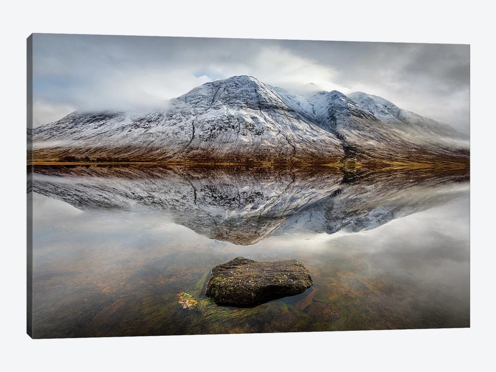 Loch Etive Reflection by Dave Bowman 1-piece Canvas Wall Art