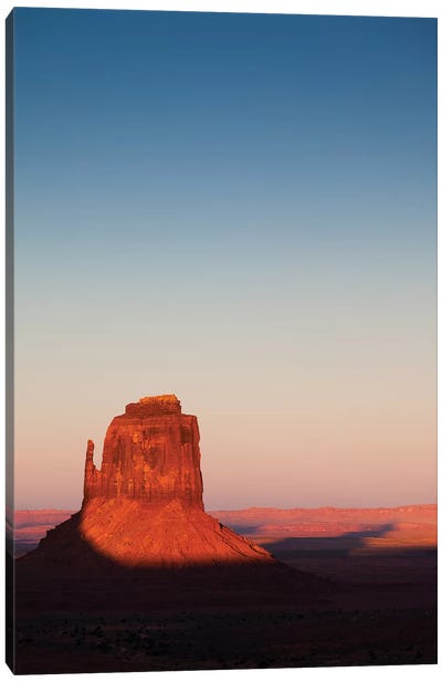 Monument Valley Sunset Canvas Art Print - Dave Bowman