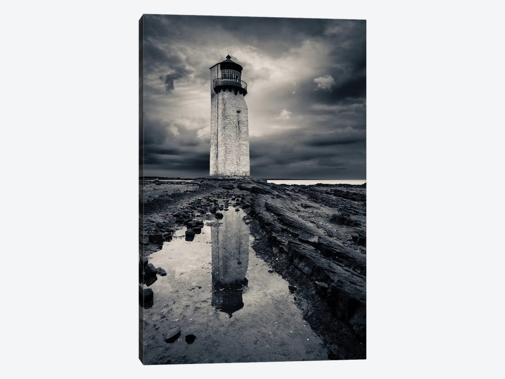 Southerness Lighthouse by Dave Bowman 1-piece Canvas Wall Art