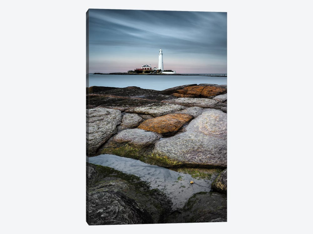 St Mary's Lighthouse by Dave Bowman 1-piece Canvas Artwork