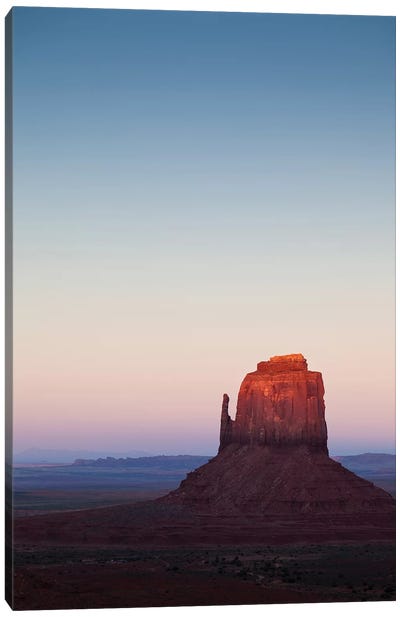 Twilight In The Valley Canvas Art Print - Dave Bowman