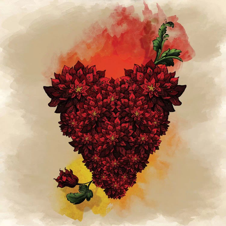 Blooming Heart by Diogo Verissimo wall art