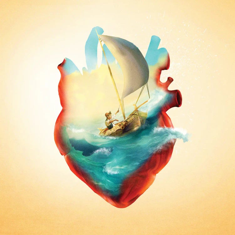 Sailing Heart by Diogo Verissimo wall art