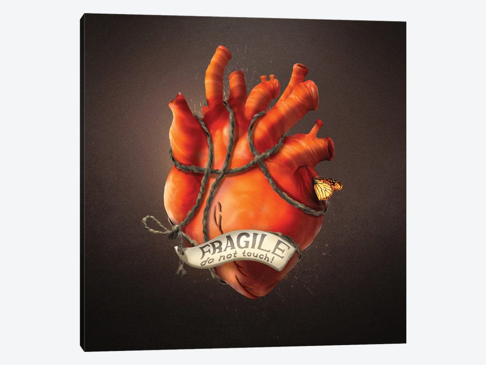 Fragile Heart by Diogo Verissimo 1-piece Canvas Art