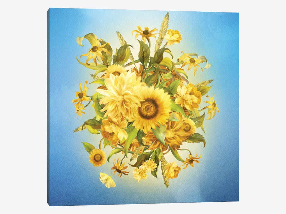 Sunlight Flowers by Diogo Verissimo 1-piece Canvas Artwork