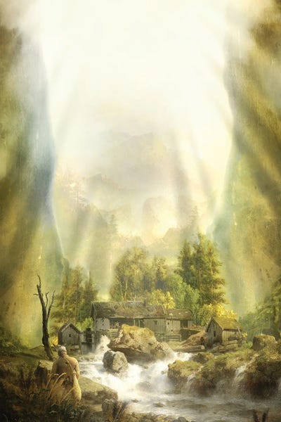 The House In The Valley by Diogo Verissimo canvas print