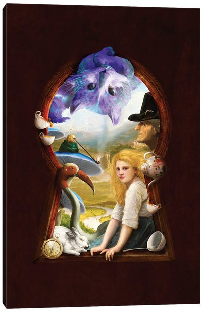 A Mad Adventure Canvas Art Print - Alice In Wonderland