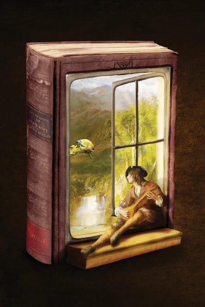 A Happy Place by Diogo Verissimo framed canvas print