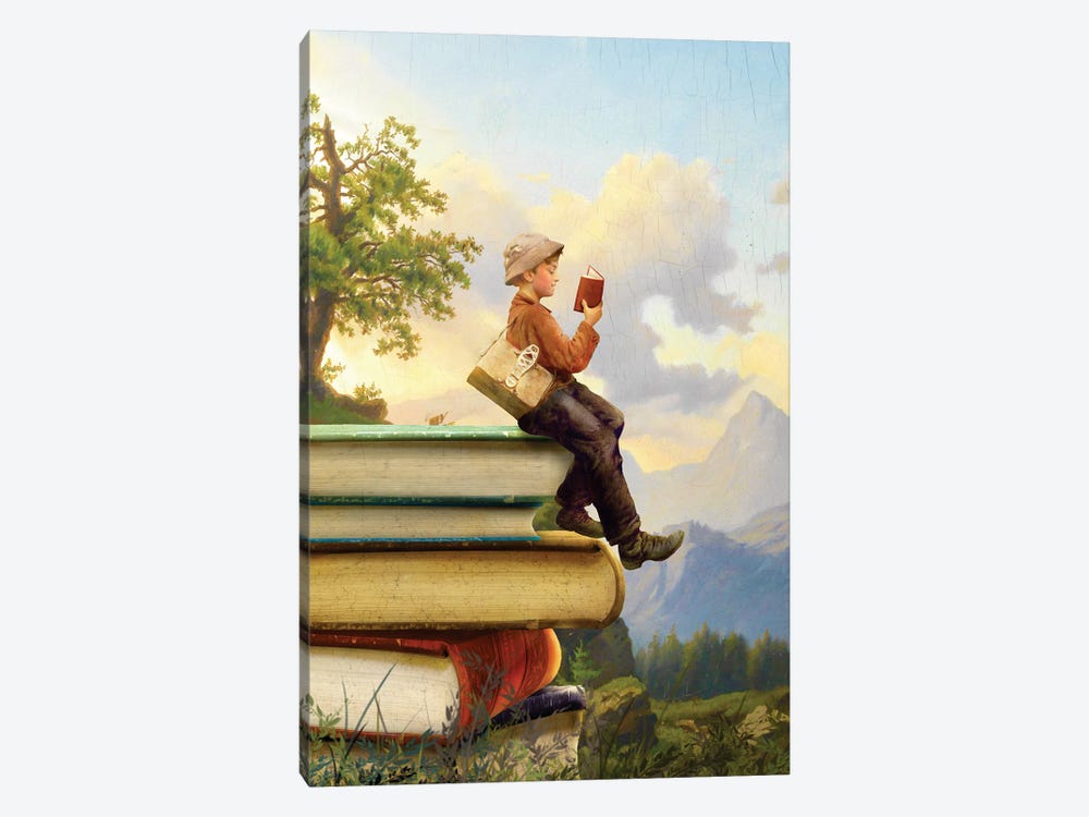 Afternoon Reading by Diogo Verissimo 1-piece Canvas Art
