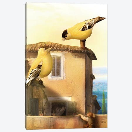 Big Birds Canvas Print #DVE161} by Diogo Verissimo Canvas Wall Art