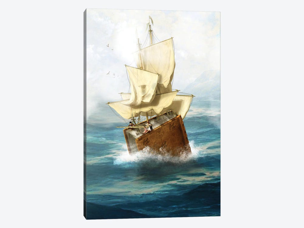 Story Travellers I by Diogo Verissimo 1-piece Canvas Wall Art
