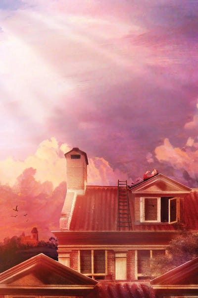 Silent Sunset by Diogo Verissimo framed canvas print