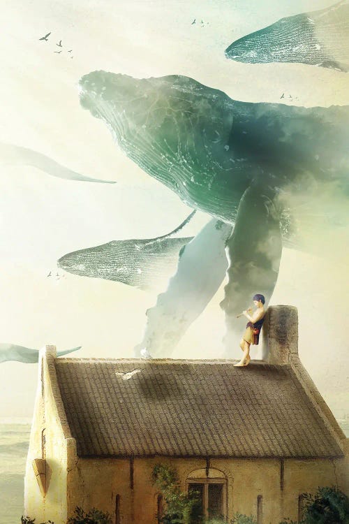 Singing Whales by Diogo Verissimo wall art