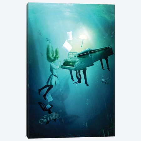 Lullaby Of The Sea Canvas Print #DVE181} by Diogo Verissimo Canvas Art