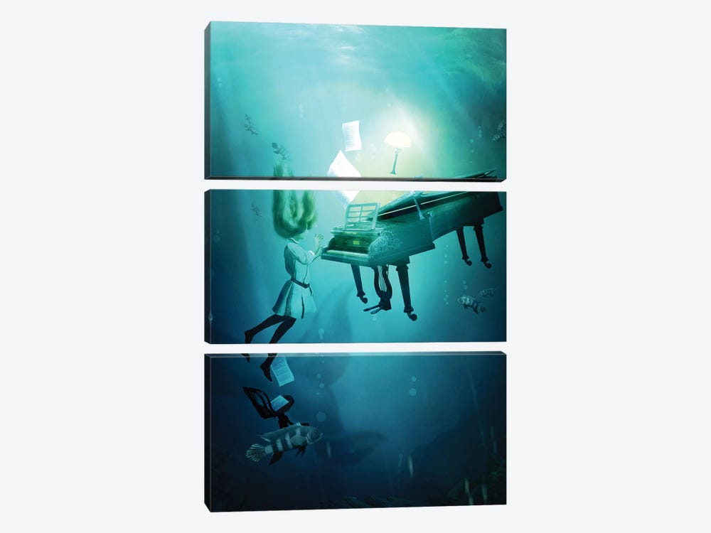 Lullaby Of The Sea by Diogo Verissimo 3-piece Canvas Artwork