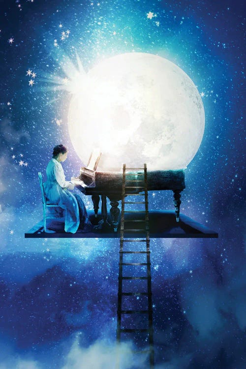 Moon Sonata by Diogo Verissimo wall art