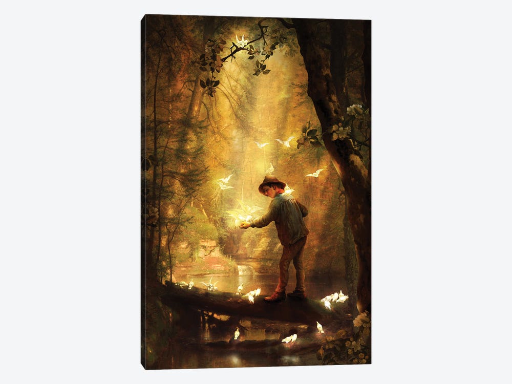 Glittering Forest by Diogo Verissimo 1-piece Canvas Art