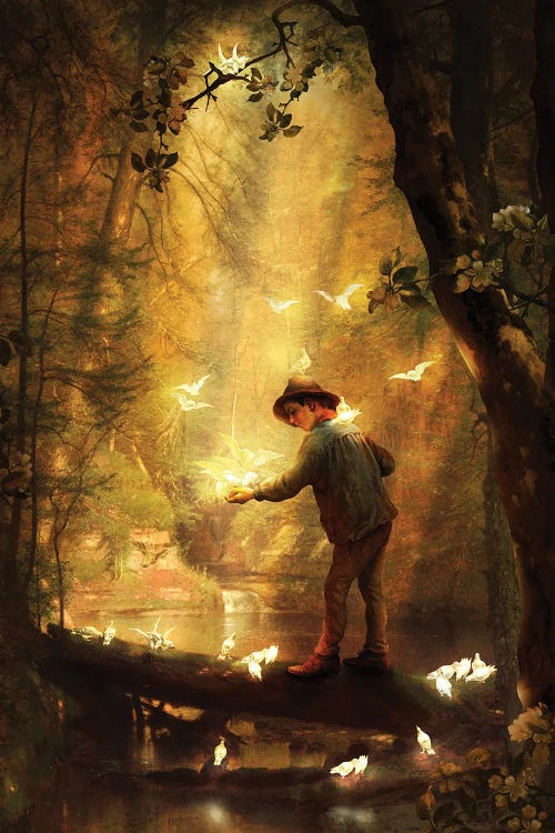 Glittering Forest by Diogo Verissimo wall art