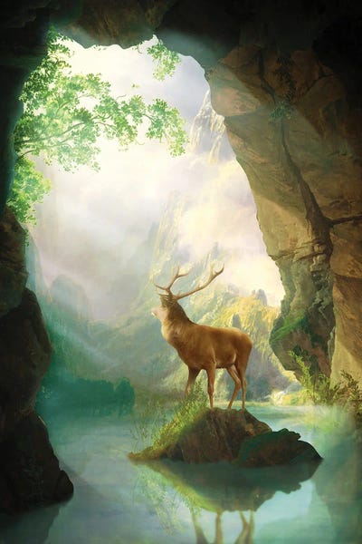 Diogo Verissimo: Deer Sunrise by Diogo Verissimo