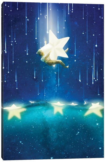 Falling Stars Canvas Art Print - Diogo Verissimo