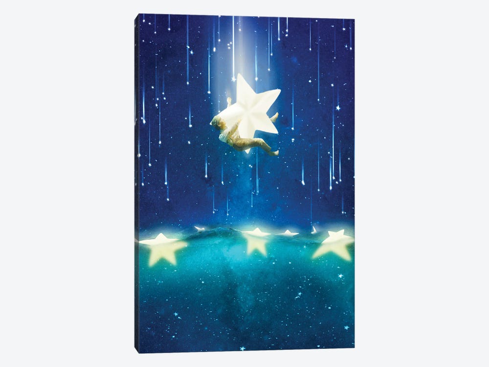 Falling Stars by Diogo Verissimo 1-piece Canvas Art Print