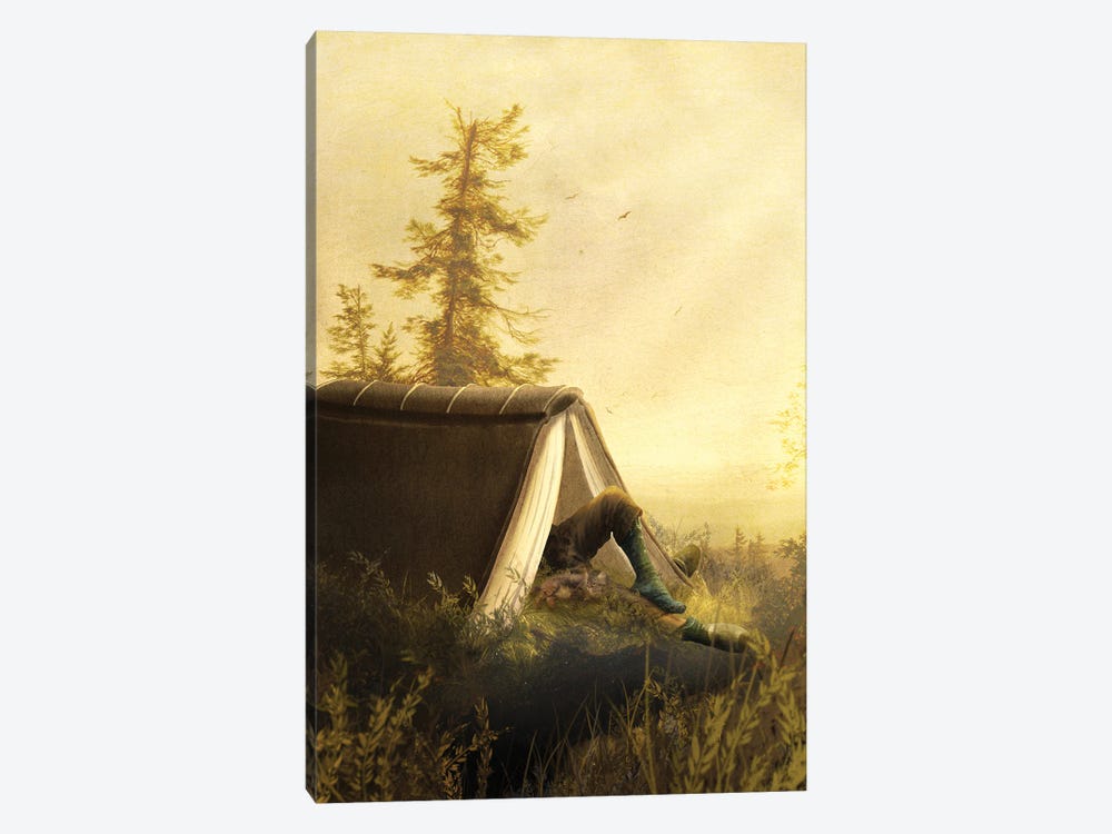 Wilderness Reading by Diogo Verissimo 1-piece Canvas Print