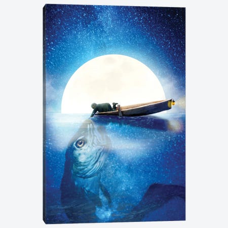 The Fish In The Water Canvas Print #DVE201} by Diogo Verissimo Canvas Print