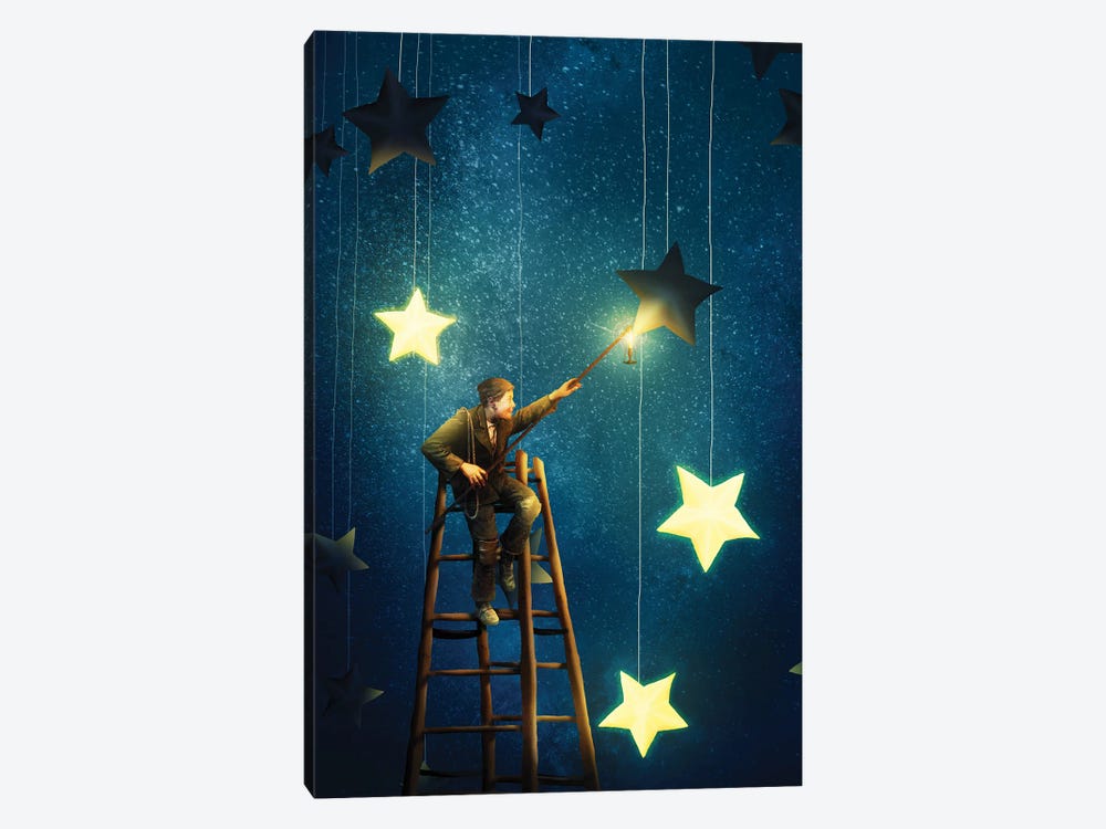 The Star Lighter by Diogo Verissimo 1-piece Canvas Print