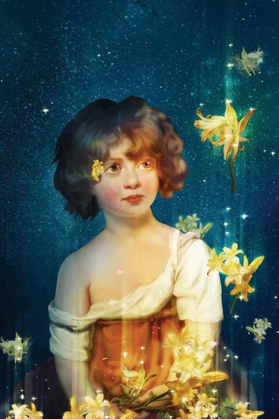 Blossoming Stars by Diogo Verissimo framed wall art