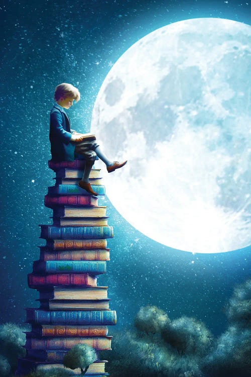 Night Reading by Diogo Verissimo wall art