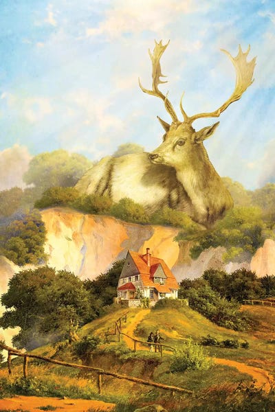 Guardian by Diogo Verissimo framed canvas print