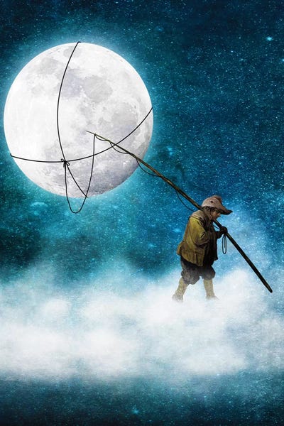 Moonwalk by Diogo Verissimo framed wall art