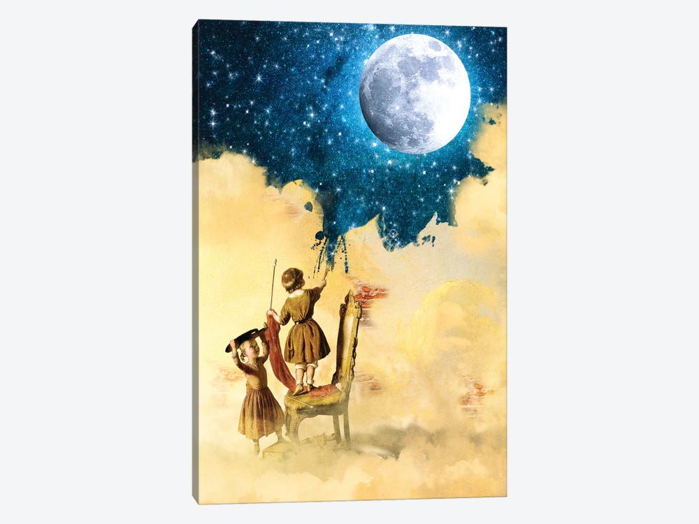 Painting Stars by Diogo Verissimo 1-piece Canvas Wall Art