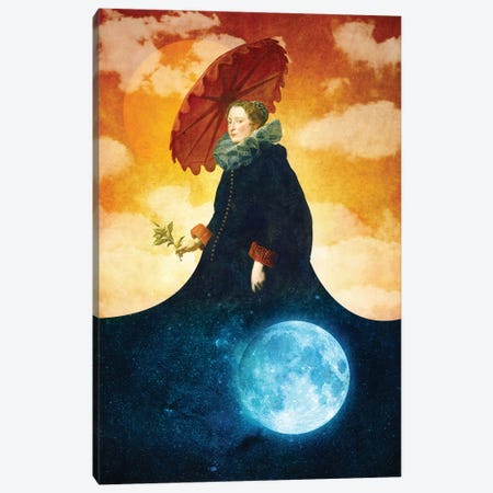 Queen Of The Night Canvas Print #DVE50} by Diogo Verissimo Canvas Wall Art