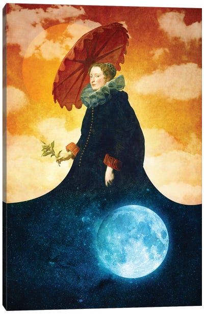 Queen Of The Night Canvas Art Print - Similar to Salvador Dali