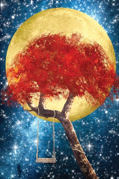 Calm: Swing Under A Golden Moonlight by Diogo Verissimo