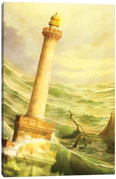 The Fall Of Alexandria Canvas Art Print - Diogo Verissimo