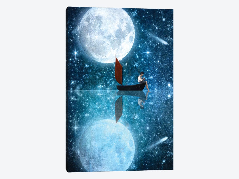 The Moon And Me by Diogo Verissimo 1-piece Canvas Artwork