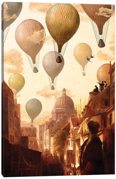 Voyage To The Unknown Canvas Art Print - Diogo Verissimo