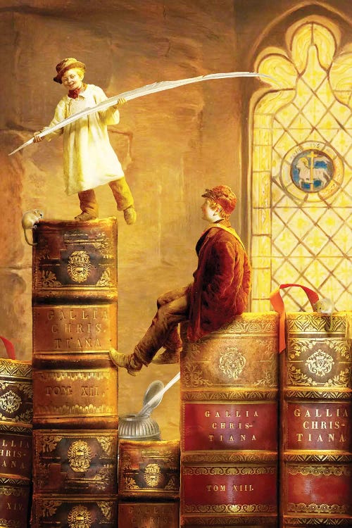 Magic Library by Diogo Verissimo wall art