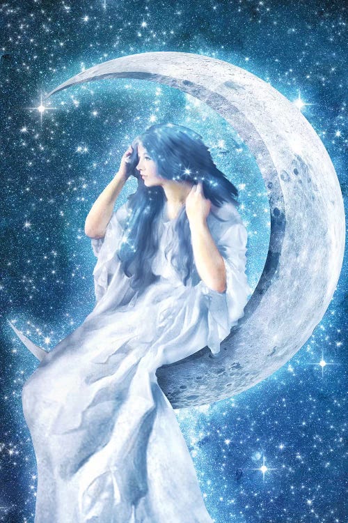 Moon Girl by Diogo Verissimo wall art