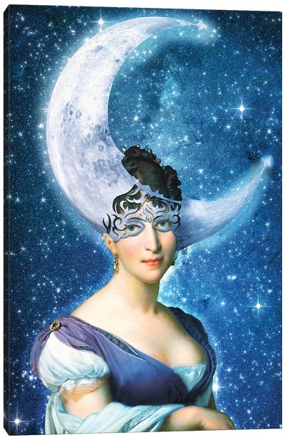 Moonlight Masquerade Canvas Art Print - Diogo Verissimo