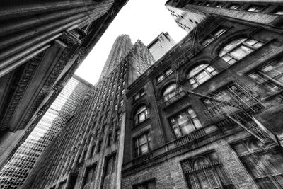 Fire Escape by David Gardiner framed canvas print