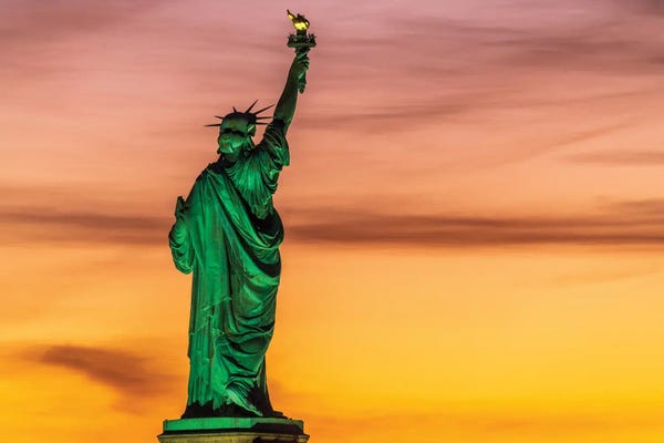 Statue Of Liberty: Welcome by David Gardiner