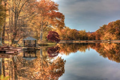 Cupsaw Dam by David Gardiner framed canvas print