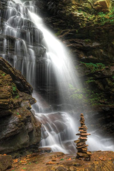 Fall Sentinal by David Gardiner framed canvas print