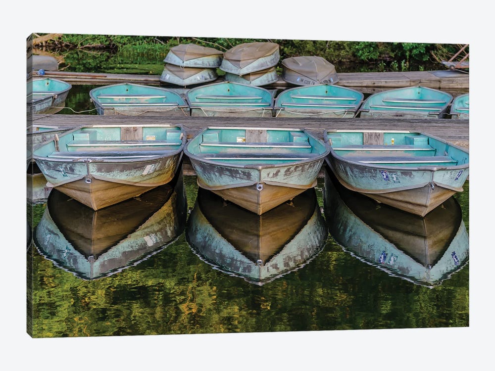 Reflected Boats by David Gardiner 1-piece Canvas Wall Art