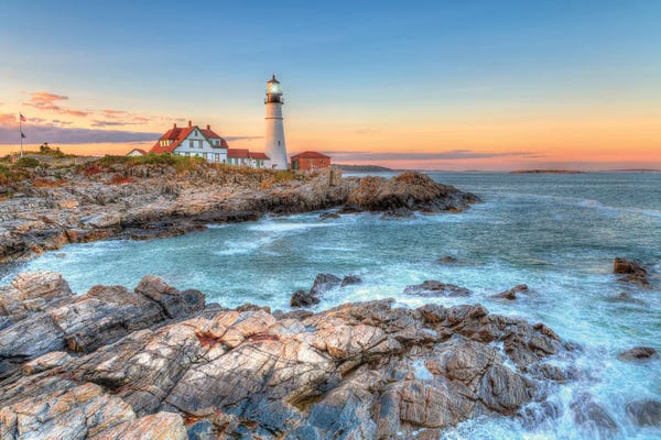 Large Photography - Canvas Prints: Portland Sunrise by David Gardiner