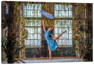 Joy Dancer Canvas Art Print - Action Shot Photography